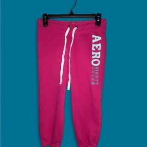 Y2K Aeropostale Low Rise Fuchsia Capri Joggers